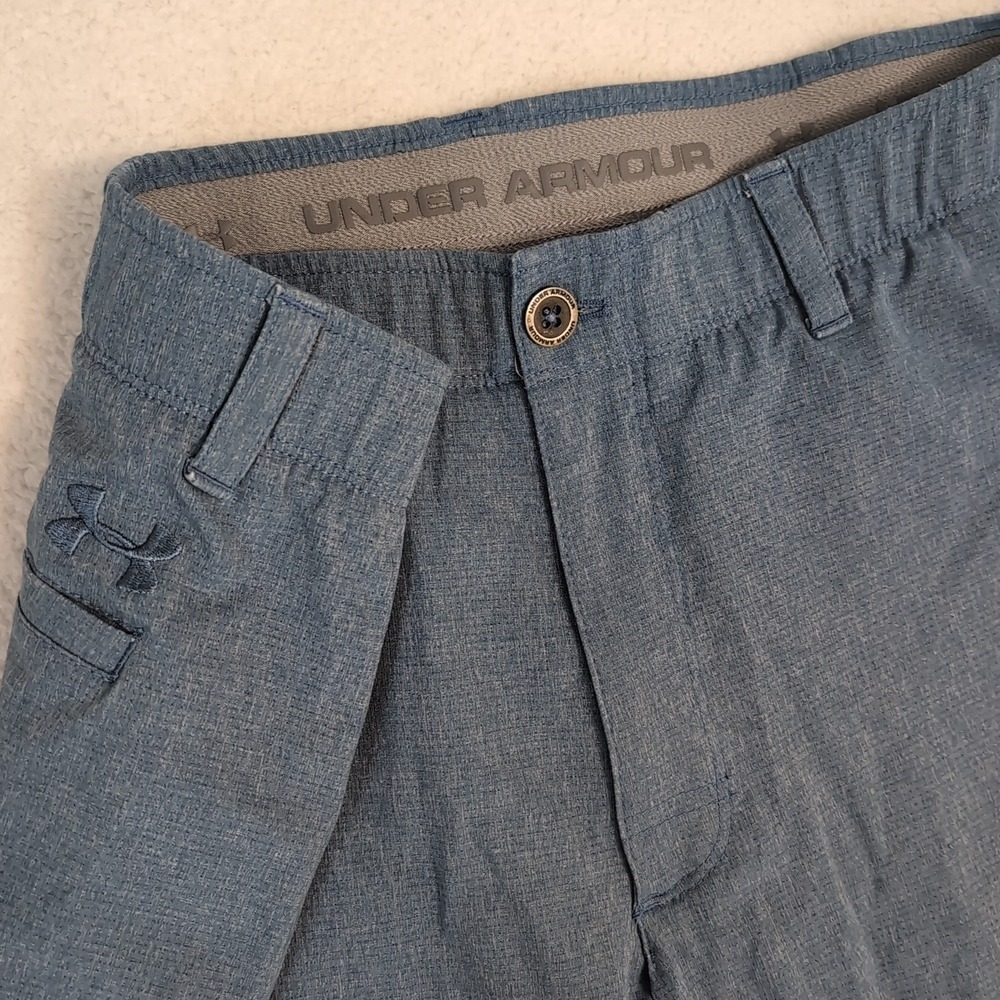 Under armour 38 x 10" Blue Heather 1272358 Match Play Vented Mens Golf Shorts